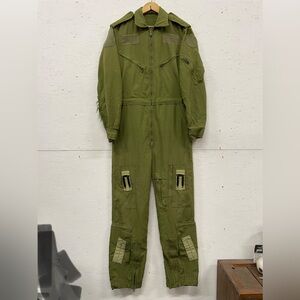 Vintage Canadian Air Force Pilot Flight Suit (Flyer's Coveralls), Size 36 - M/L